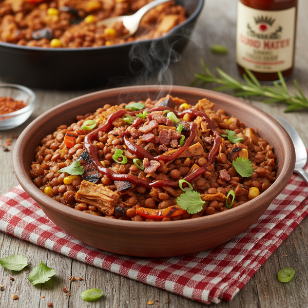 Savory Barbecue Lentil Delight recipe
