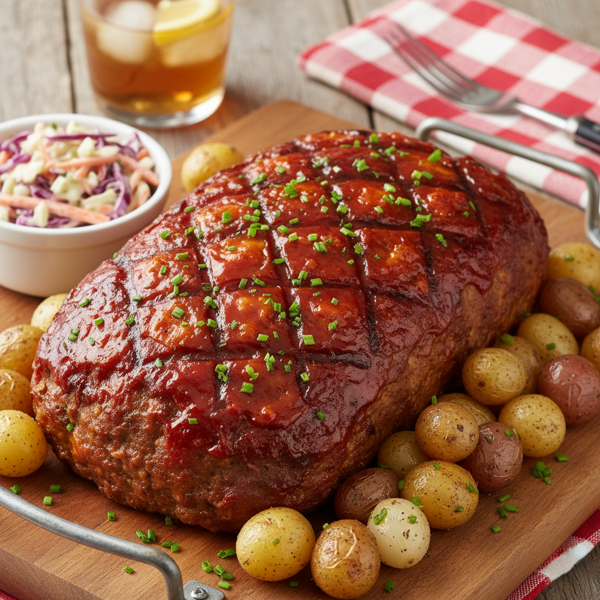 Savory Barbecue Meatloaf Delight recipe