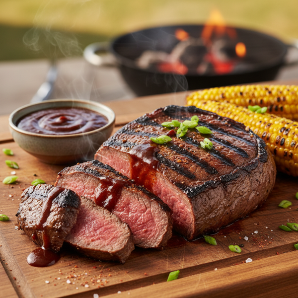 Savory Barbecue Round Steak recipe