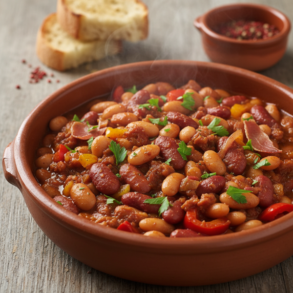 Savory Basque-Style Beans recipe
