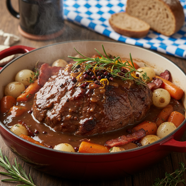 Savory Bavarian Style Pot Roast recipe