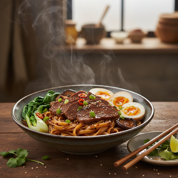 Savory Beef Noodle Delight recipe