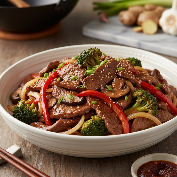 Savory Beef Stir-Fry with Oyster Sauce recipe