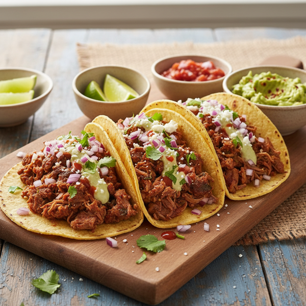 Savory Beef Tacos with Fresh Toppings recipe
