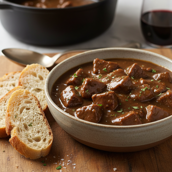 Savory Beef Tips in Rich Gravy recipe