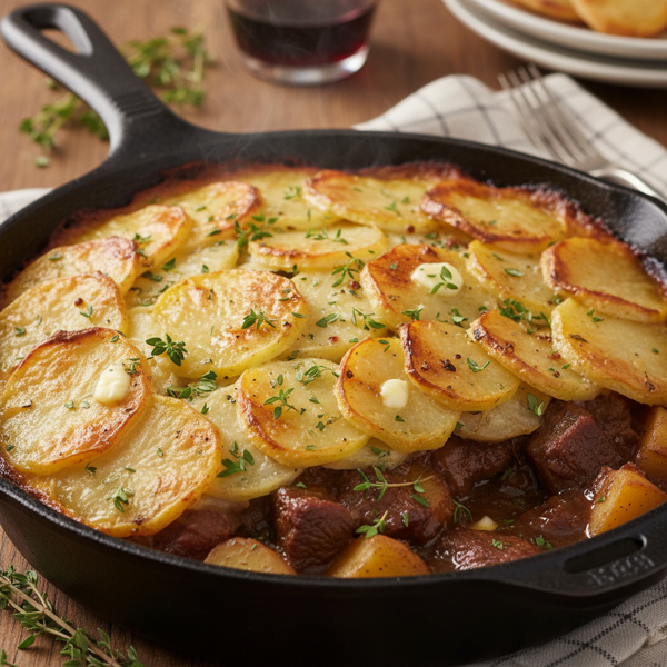 Savory Beef & Potato Bake recipe