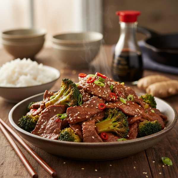 Savory Beef and Broccoli Stir-Fry recipe