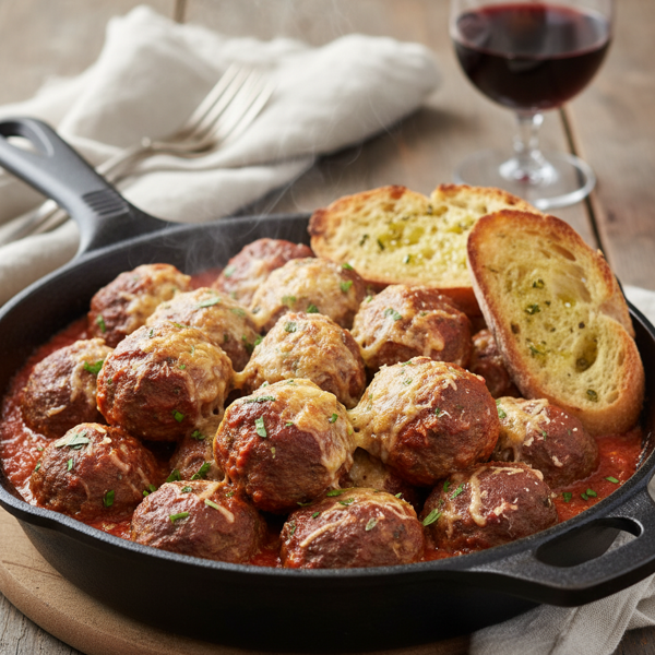 Savory Beef and Turkey Meatballs recipe