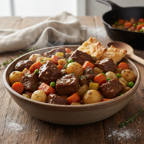 Savory Beef and Vegetable Pot Pie Filling recipe