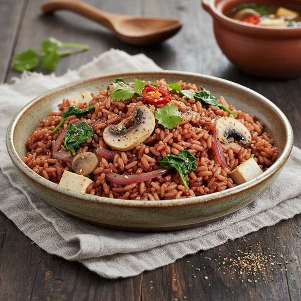 Savory Bhutanese Red Rice recipe