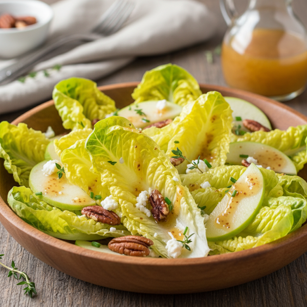 Savory Bibb Salad with Tangy Apple Cider Vinaigrette recipe