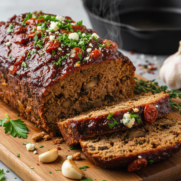 Savory Bison Meatloaf Delight recipe