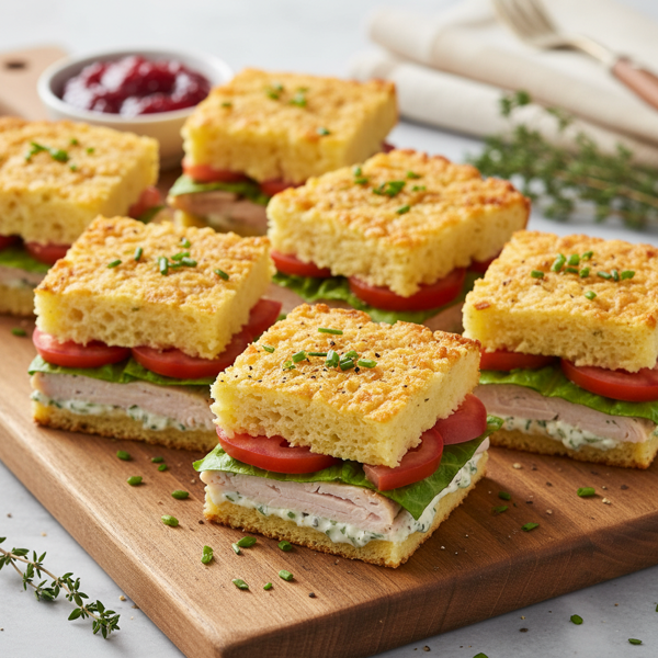 Savory Bisquick Turkey Club Squares recipe