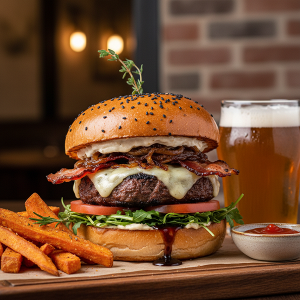 Savory Bliss Burger recipe