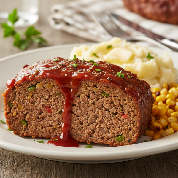 Savory Boston Market-Style Meatloaf recipe