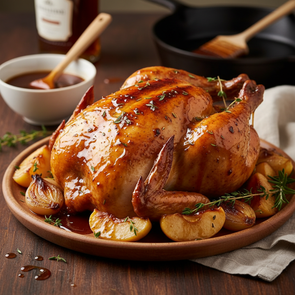 Savory Bourbon Glazed Chicken Delight recipe