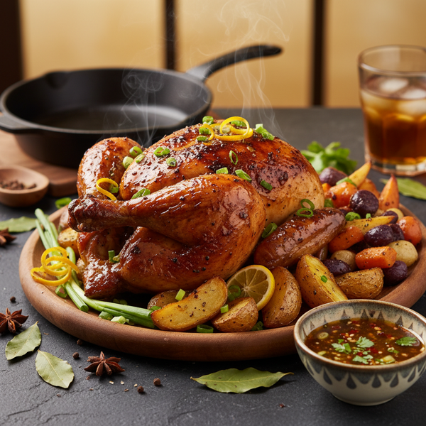 Savory Bourbon Street Chicken with Zesty Marinade recipe