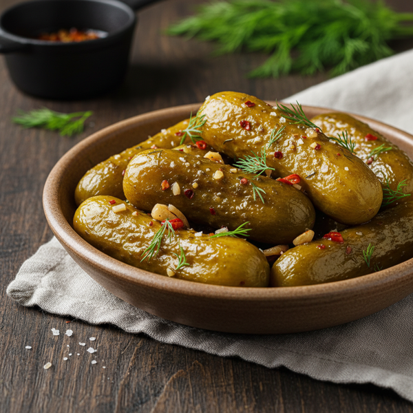 Savory Braised Dill Cucumbers recipe