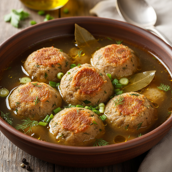 Savory Bread Dumplings for Soup recipe