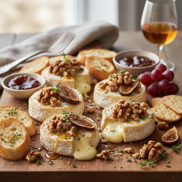 Savory Brie & Walnut Tapas recipe