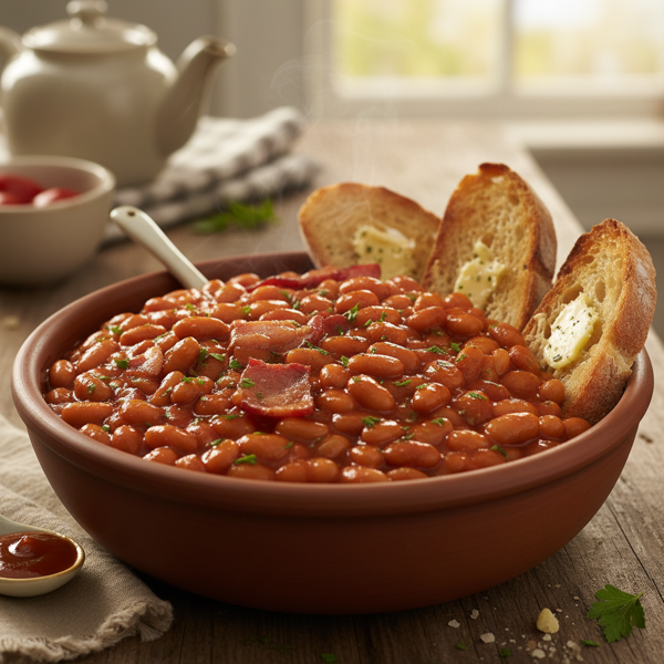 Savory British Baked Beans recipe