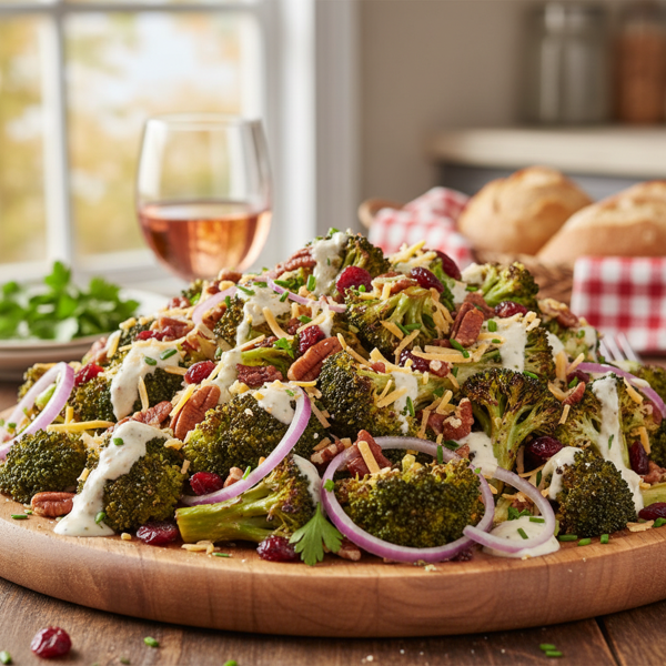 Savory Broccoli Celebration Salad recipe