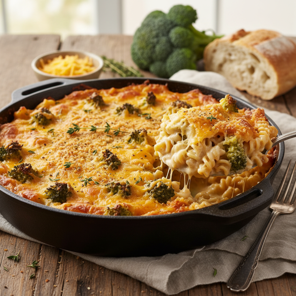 Savory Broccoli Cheddar Casserole recipe
