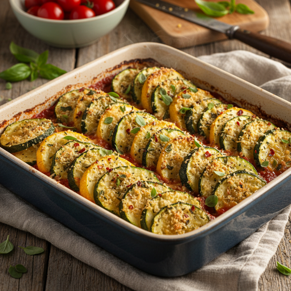 Savory Broiled Zucchini Delight recipe