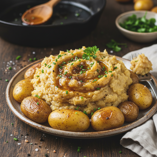 Savory Brown Butter Yukon Gold Mashed Potatoes recipe