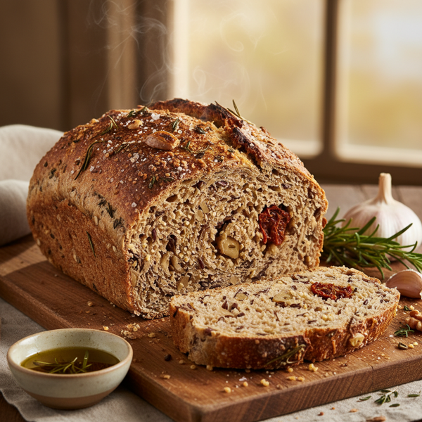Savory Brown Rice Artisan Bread recipe