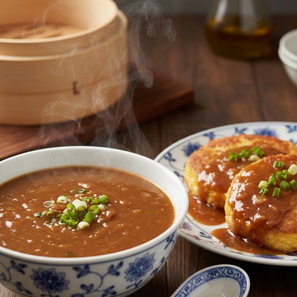 Savory Brown Sauce for Egg Foo Yung recipe