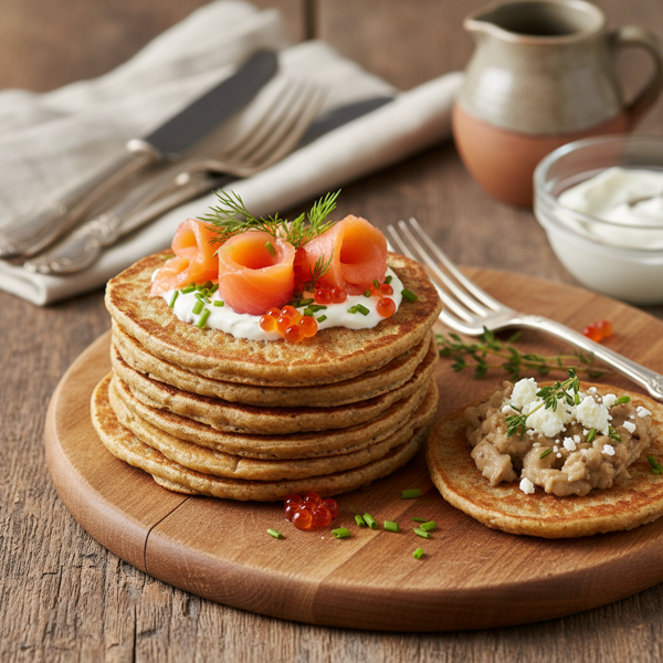 Savory Buckwheat Blini recipe