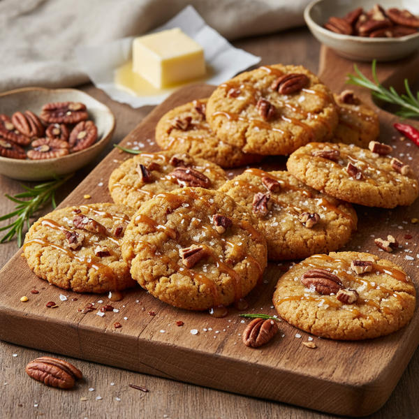Savory Butter Pecan Shortbread Delights recipe