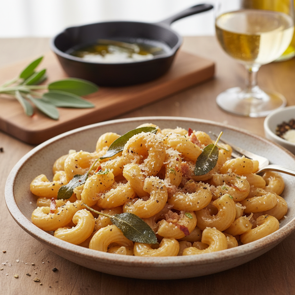 Savory Butter Sage Pasta recipe