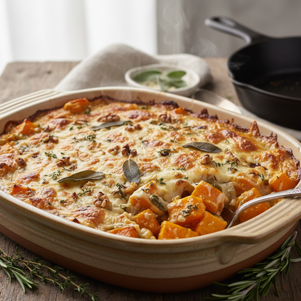 Savory Buttercup Squash Bake recipe