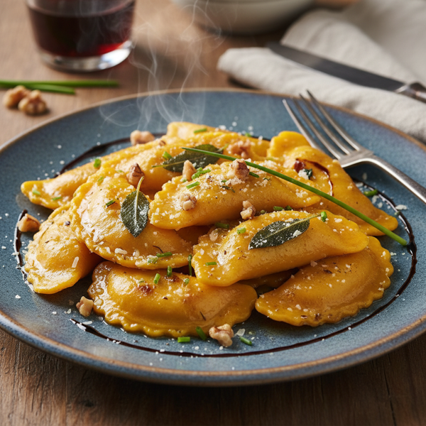 Savory Butternut Squash Ravioli recipe