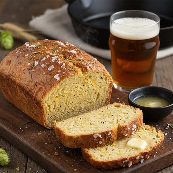 Savory Buttery Beer Bread recipe