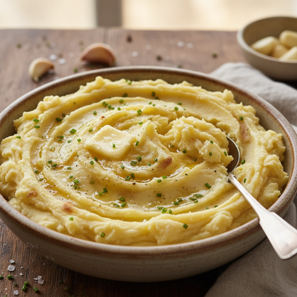 Savory Buttery Creamed Potatoes recipe