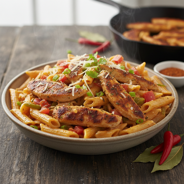 Savory Cajun Chicken Pasta Delight recipe
