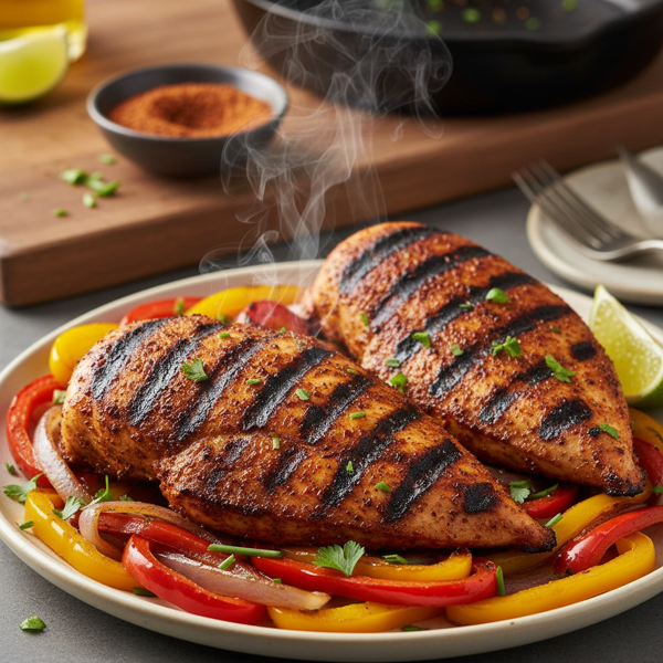Savory Cajun Grilled Chicken Breasts recipe