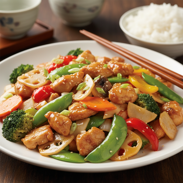 Savory Cantonese Chicken Chop Suey recipe