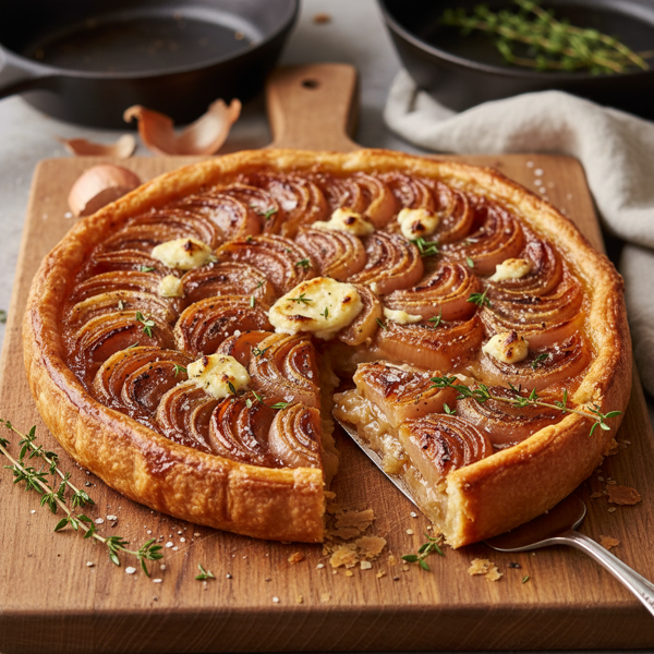 Savory Caramelized Shallot Tart recipe