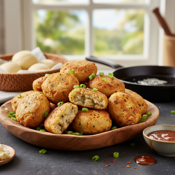 Savory Caribbean Fried Dumplings recipe