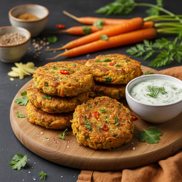 Savory Carrot Delight Patties recipe