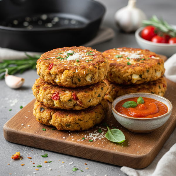 Savory Cauliflower Ragu Patties recipe