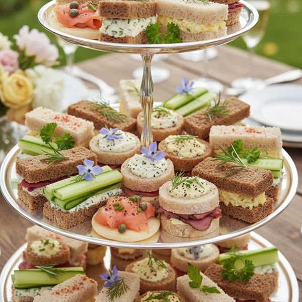 Savory Celebration Finger Sandwiches recipe