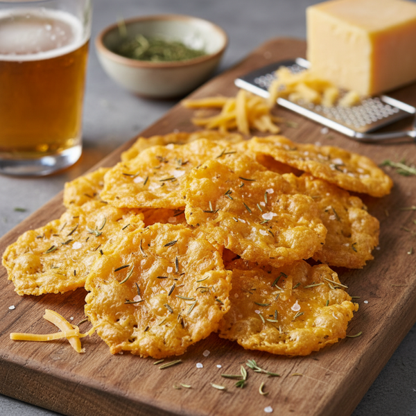 Savory Cheddar Crisps recipe