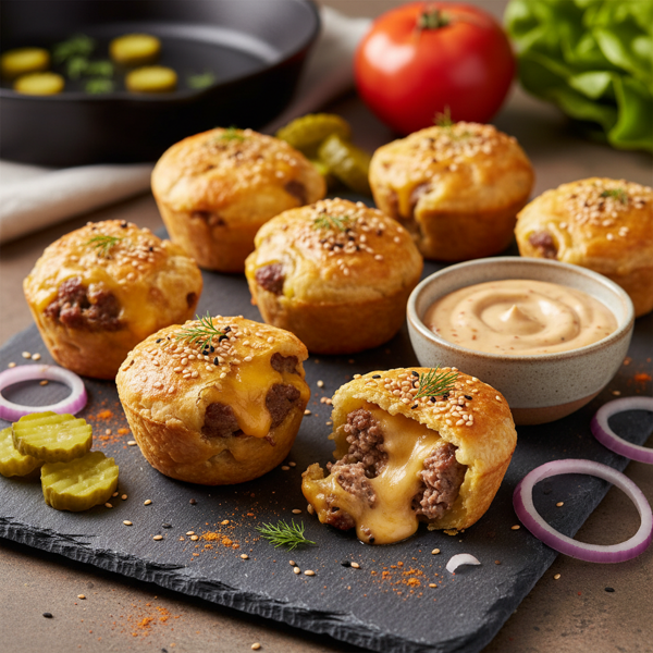 Savory Cheeseburger Bites recipe