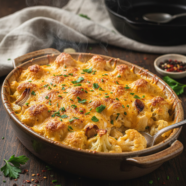 Savory Cheesy Cauliflower Delight recipe