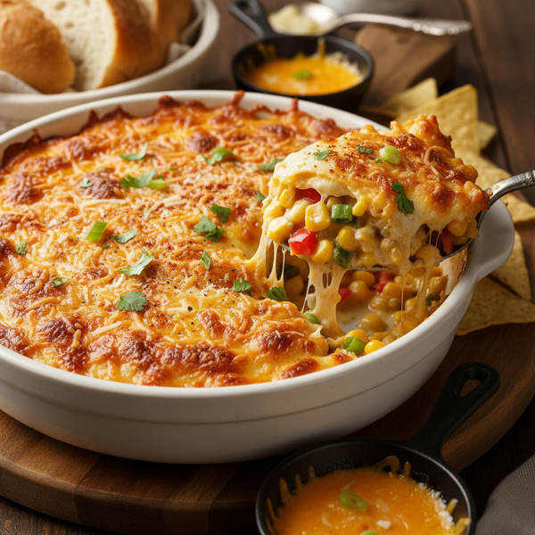 Savory Cheesy Corn Delight recipe